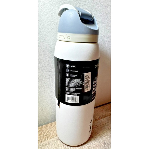 OWALA 40OZ FREESIP STAINLESS STEEL WATER BOTTLE - SLEEK BRAND NEW WITH TAGS - Picture 2 of 6